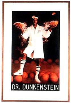 Darrell Griffith in Dr. Dunkenstein poster.  