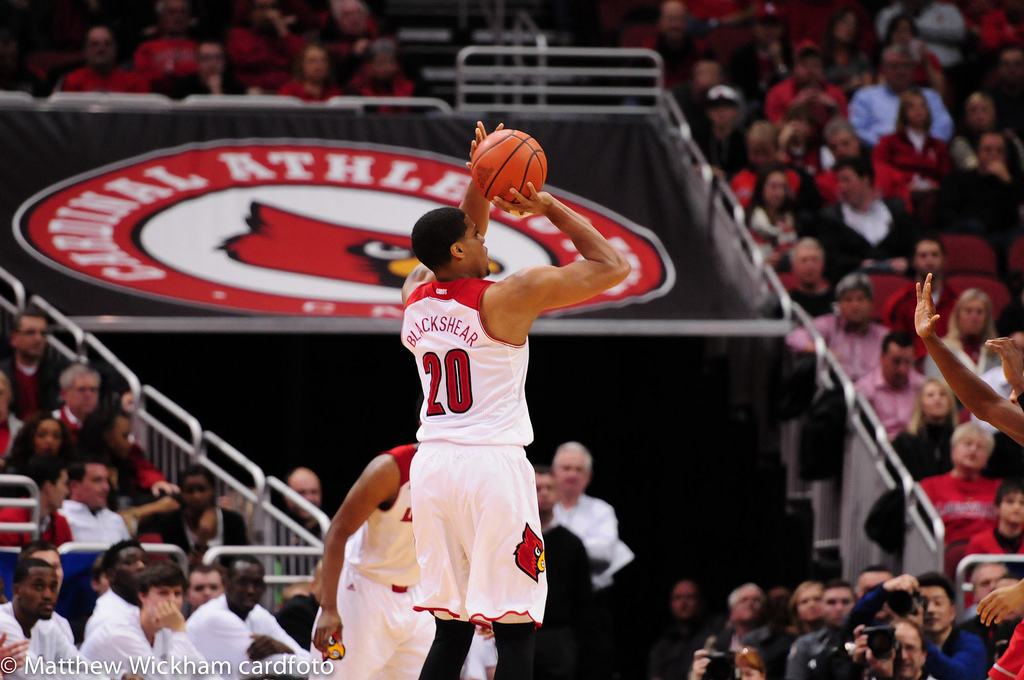 Wayne Blackshear came off the bench to spark the Cards with a career night.